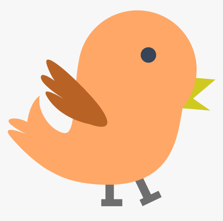 Orange Bird Clipart Baby Bird Clipart Png, Transparent Png