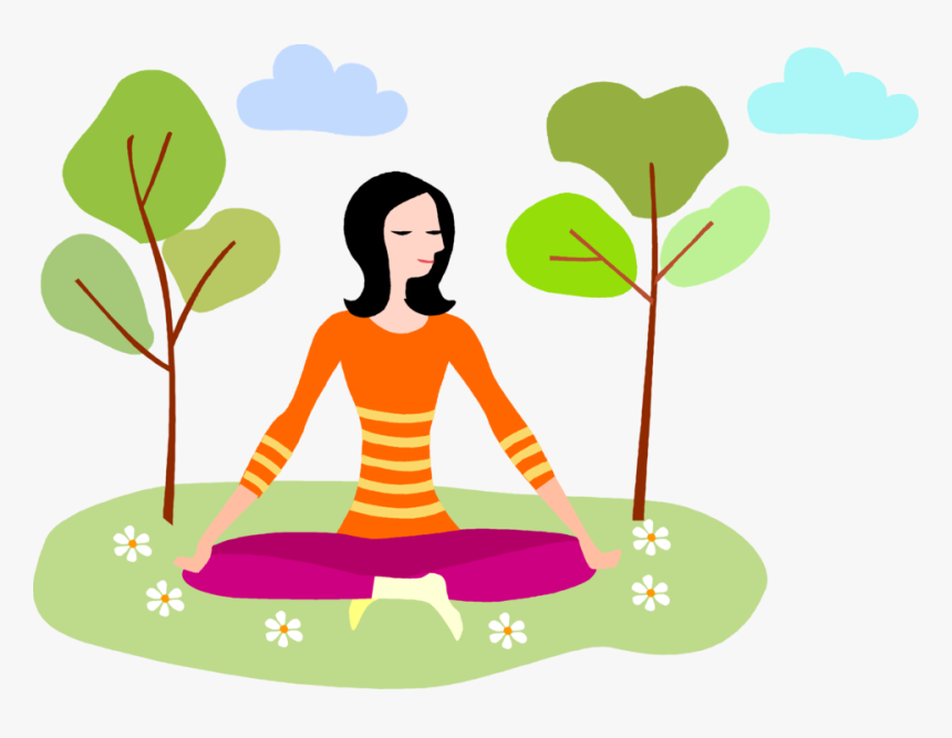 Transparent Yoga Vector Png - Meditation, Png Download