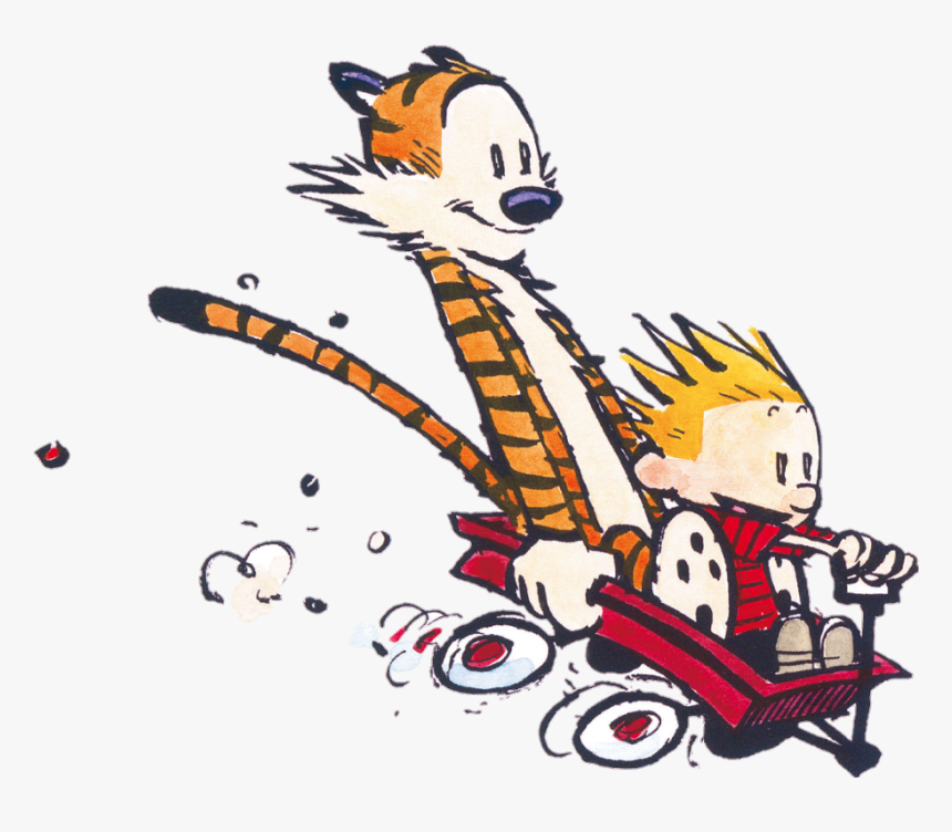 #calvin #hobbes #calvinandhobbes #friendship #tiger - Bill Watterson Calvin And Hobbes, HD Png Download