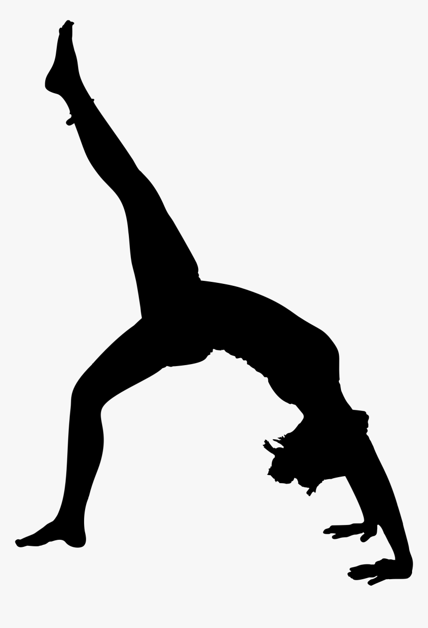 This Free Icons Png Design Of Female Yoga Pose Silhouette - Yoga Poses Vector Png, Transparent Png