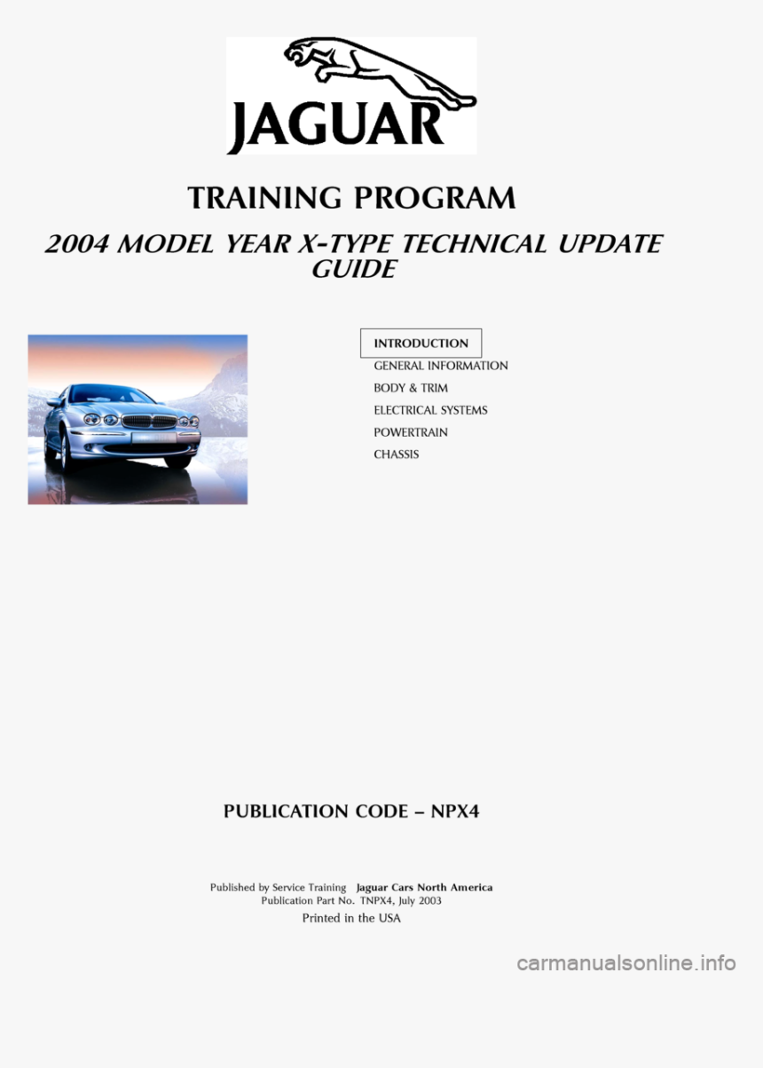 Jaguar X Type 2004 - Jaguar, HD Png Download