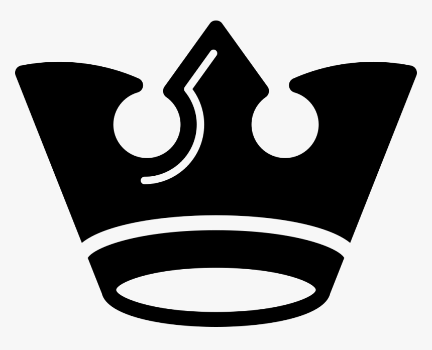 Dark Royal Crown Of Vintage Design - Crown Of Queen Png White And Black, Transparent Png