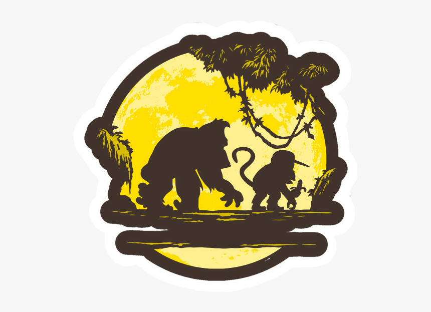 Transparent King Kong Clipart - Calvin And Hobbes Shadow, HD Png Download