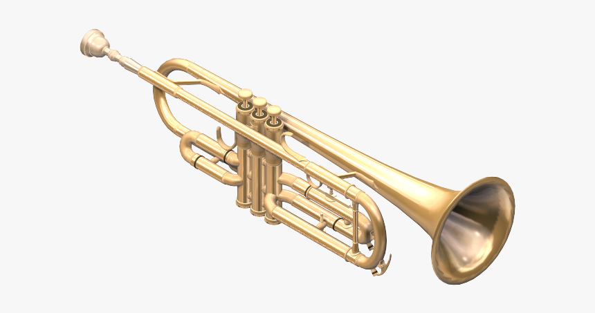 Trumpet 3ds Max Model - Trumpet, HD Png Download