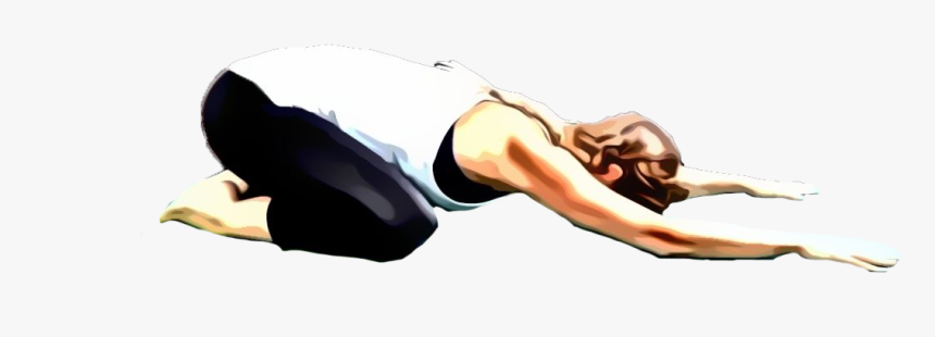 Childs Pose Vector - Pilates, HD Png Download