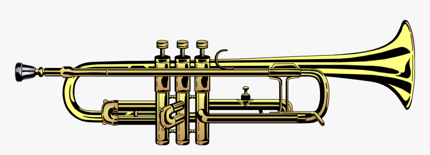 Pin Trumpet Clipart Png - Transparent Trumpet Clip Art, Png Download