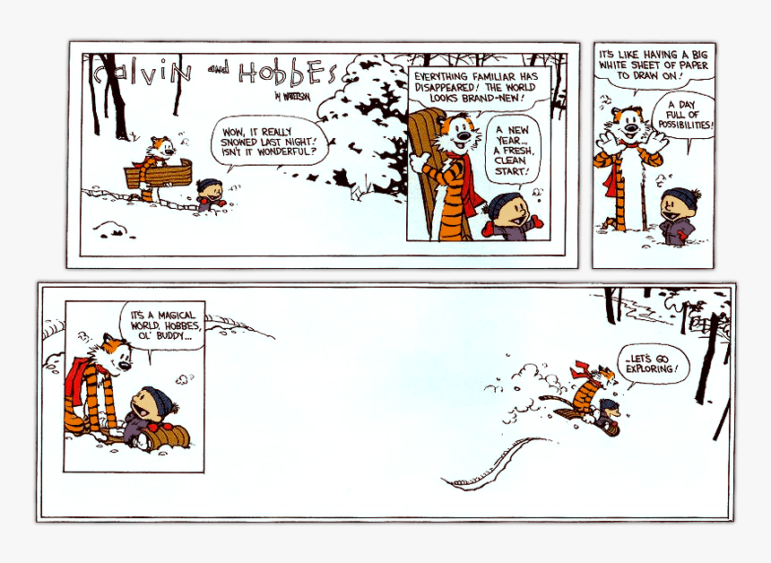 Calvinandhobbes - Calvin And Hobbes Let's Go Exploring, HD Png Download