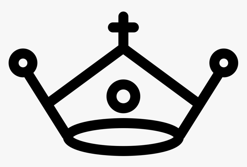 Royal Crown With A Cross Svg Png Icon Free Download - Hyuga Clan Symbol, Transparent Png