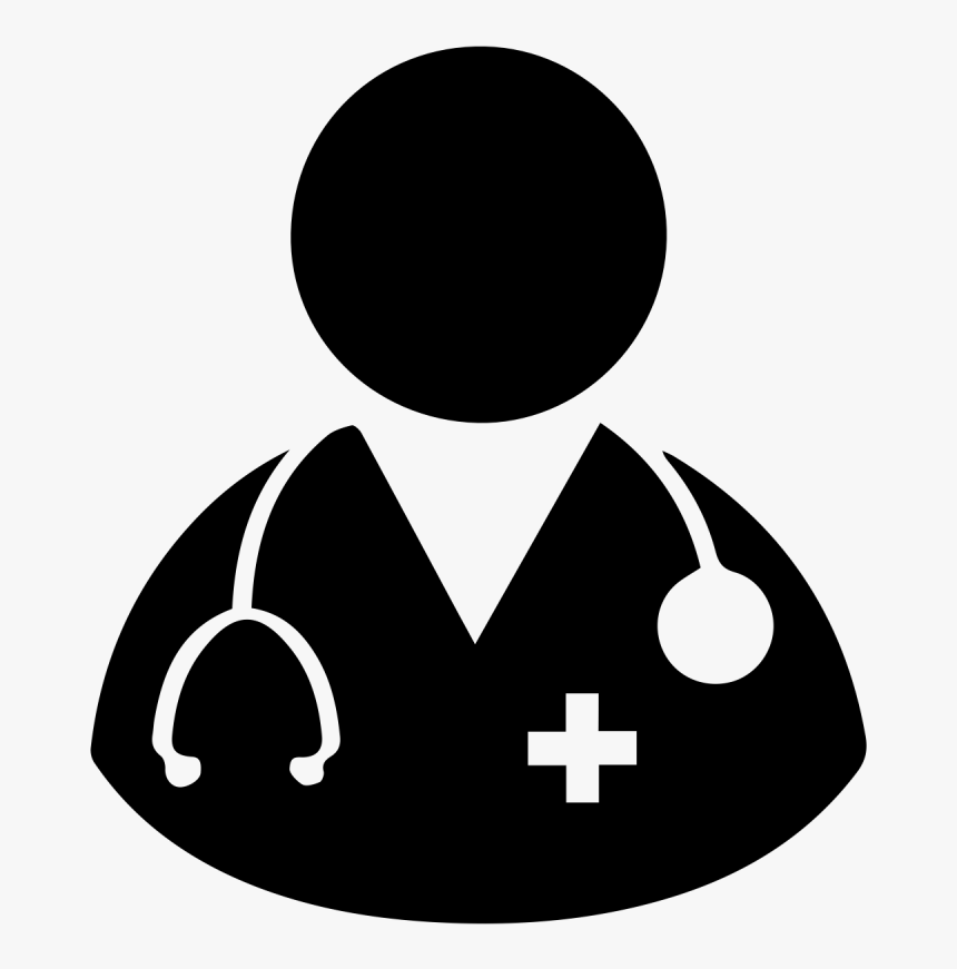 Black And White Doctor Clipart, HD Png Download