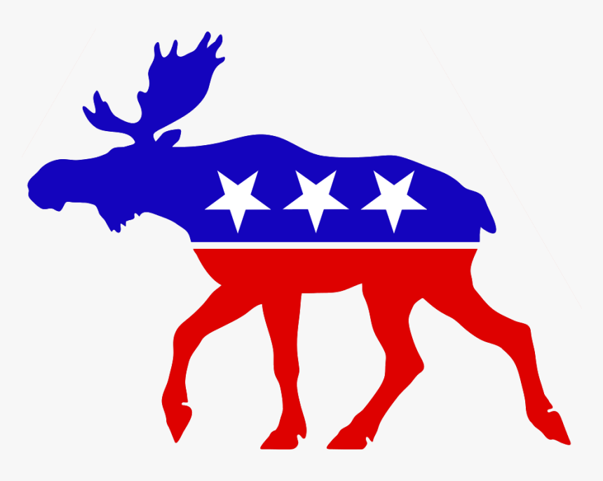 Progressive Moose Walking - Progressive Bull Moose Party, HD Png Download