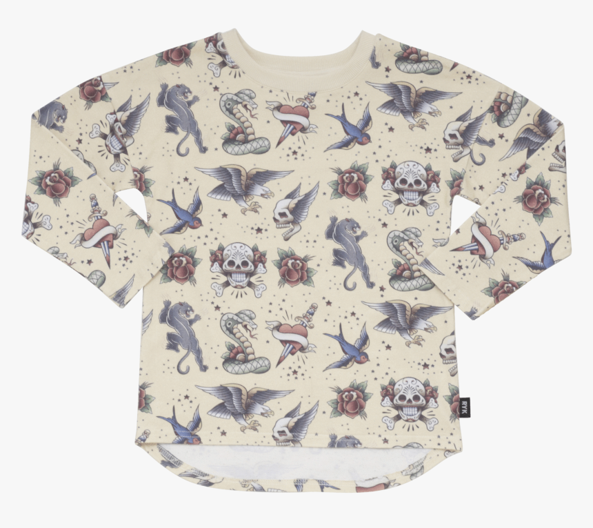 Tattoo Long Sleeve Tshirt 
 Class - Infant, HD Png Download