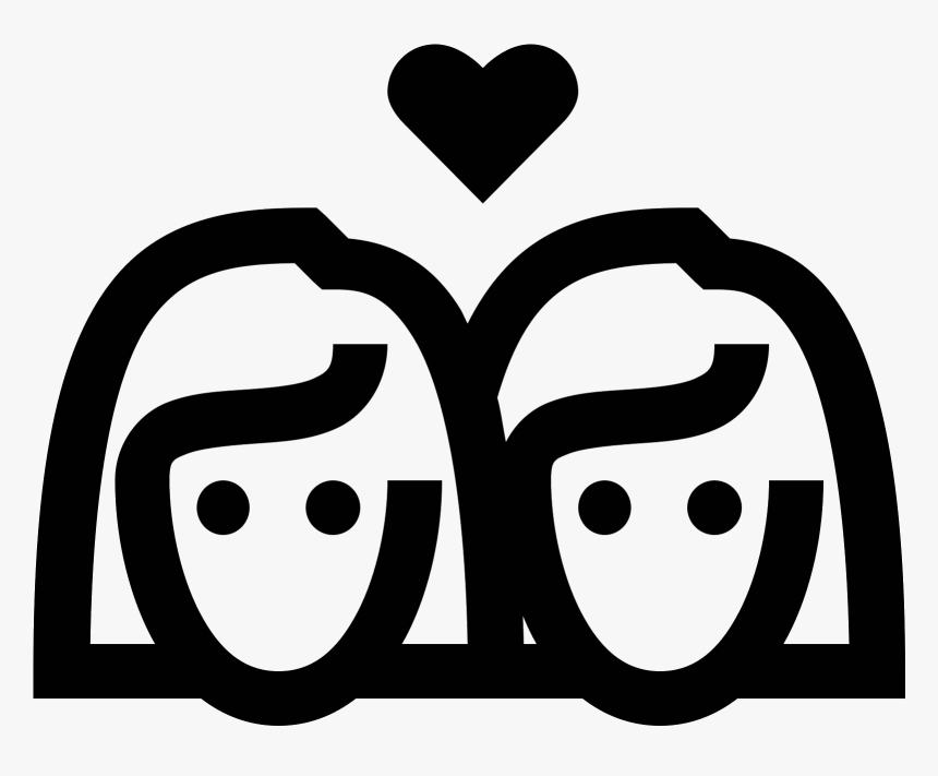 Same Sex Marriage Icon - Crush Icon Png, Transparent Png