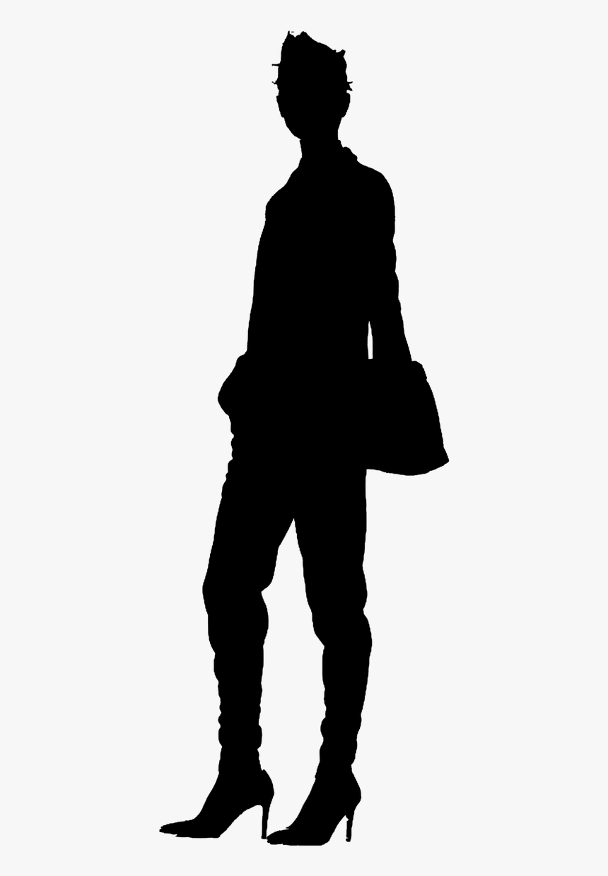 Woman Stand Fashion Lady Free Picture - Woman Silhouette Stand, HD Png Download