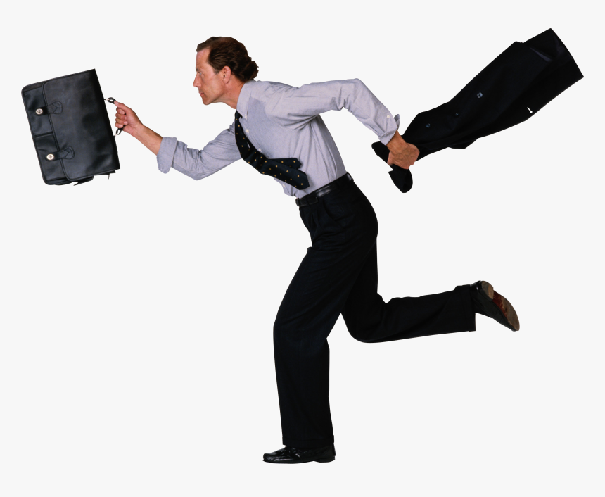 Now You Can Download Businessman Icon Clipart - Running Businessman Png, Transparent Png
