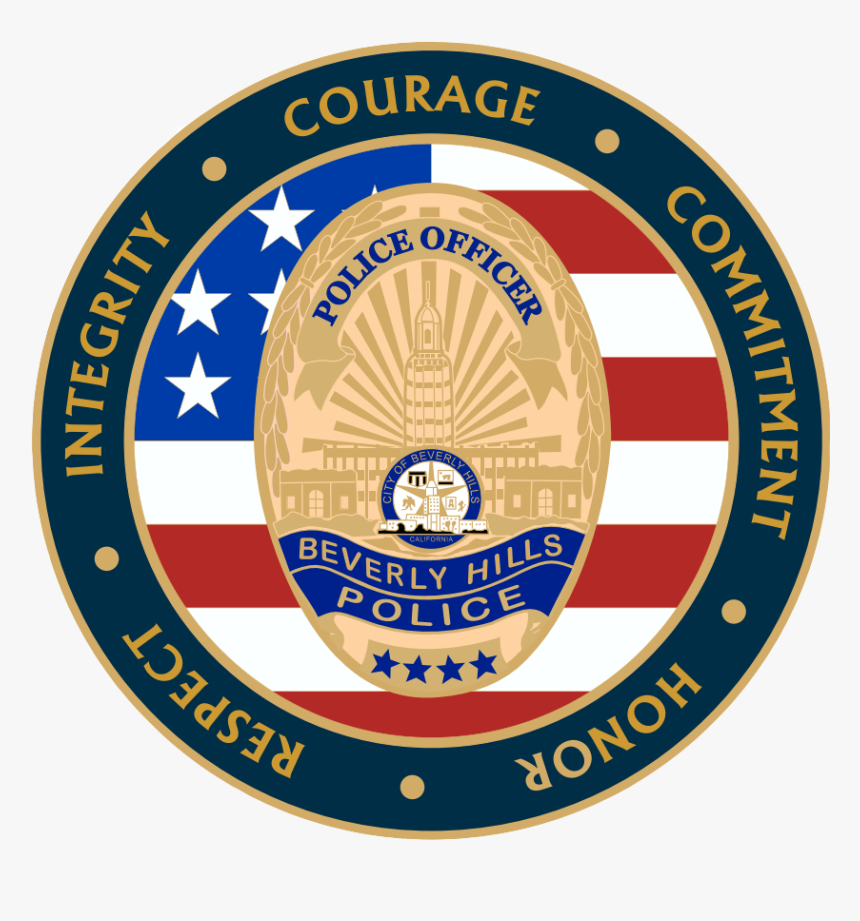 Transparent Badge - Beverly Hills Police Department Logo, HD Png Download