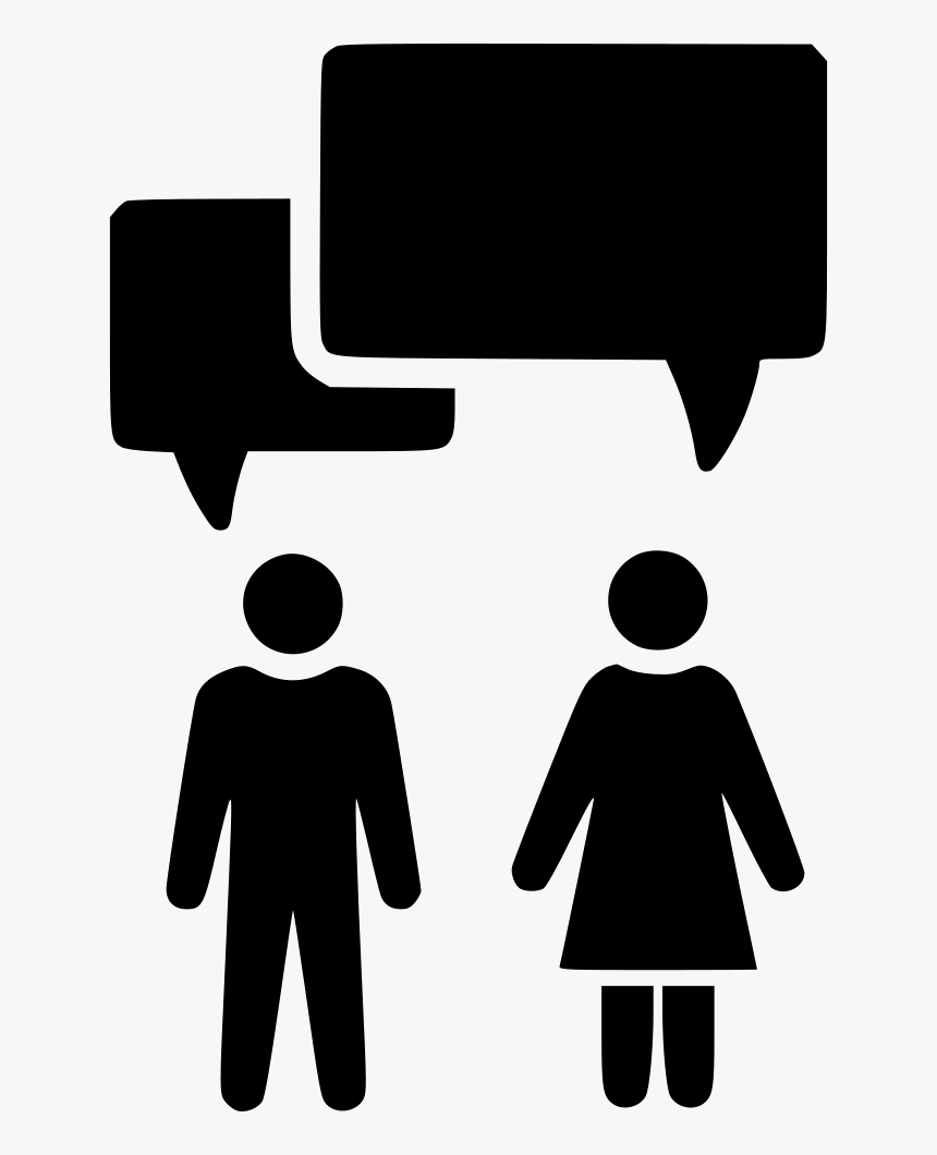 Chat Argument Couple Marriage Svg Png Icon - Argument Png, Transparent Png