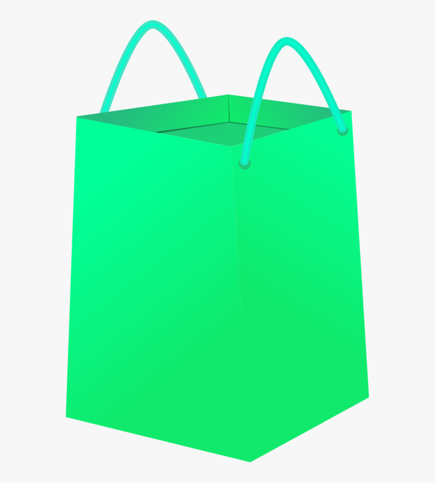 Transparent Bag Vector Png - Shopping Bag Clip Art, Png Download