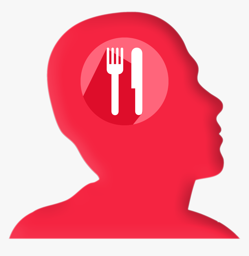 Icon, Head, Profile, Knife, Fork, Eat, Cutlery - Fear Of Rejection Icon, HD Png Download