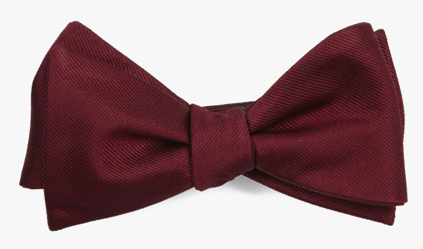 Bow Tie Burgundy, HD Png Download