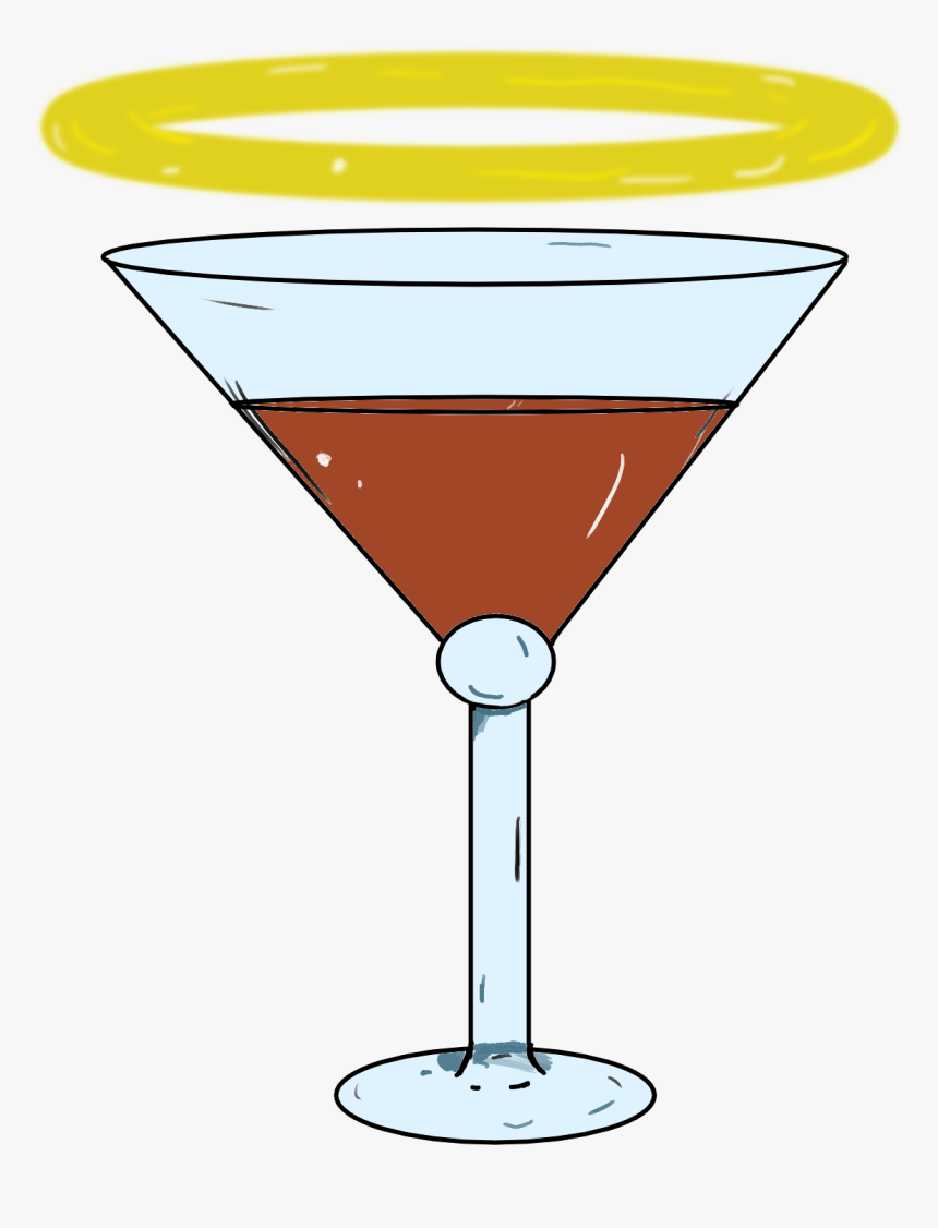 Transparent Martini Glass Clipart - Martini Glass, HD Png Download
