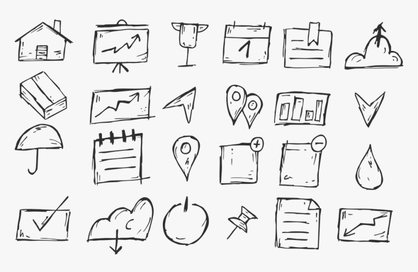 Icon, Digital, Computer, Shop, Housing, Design, Device - Line Art, HD Png Download