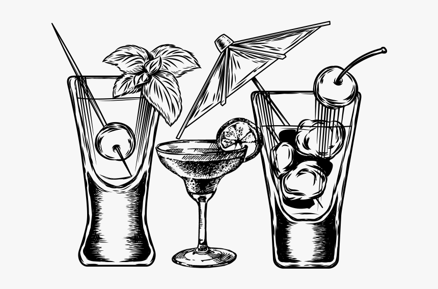 Daiquiris Copas Dibujo Png, Transparent Png