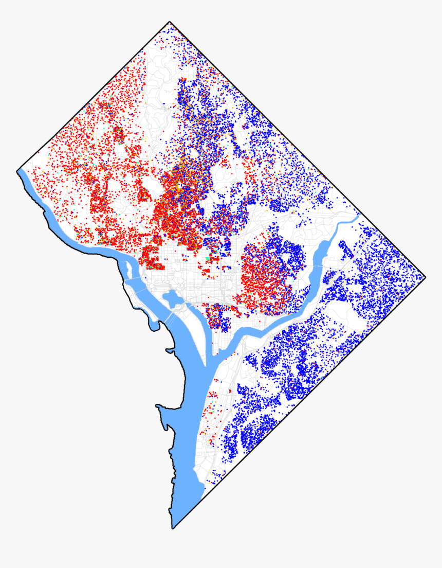 Race And Ethnicity In Washington, D - Washington Dc Race, HD Png Download