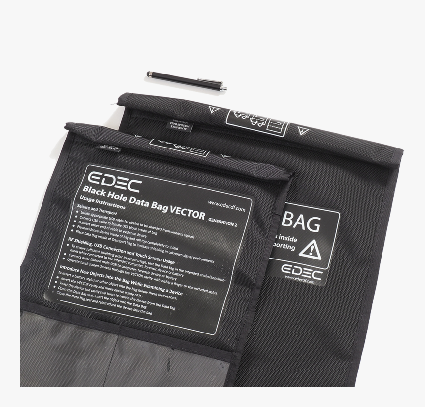 Black Hole Data Bag Vector Kit - Leather, HD Png Download