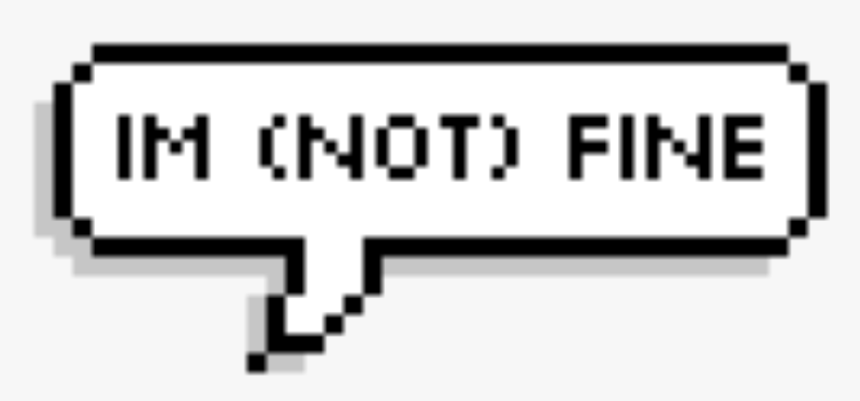 Pixel, Speech Bubble, And Transparent Image - Speech Bubbles Tumblr Png, Png Download