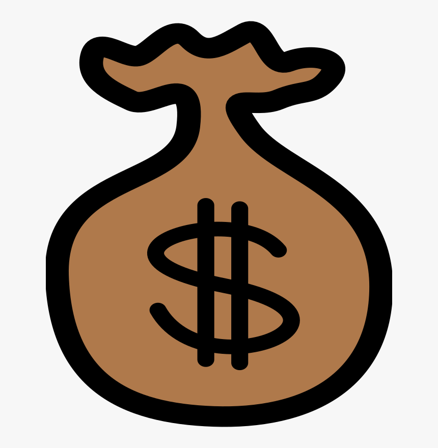 Money Bag Icon Vector - Bag Of Money Clip Art, HD Png Download