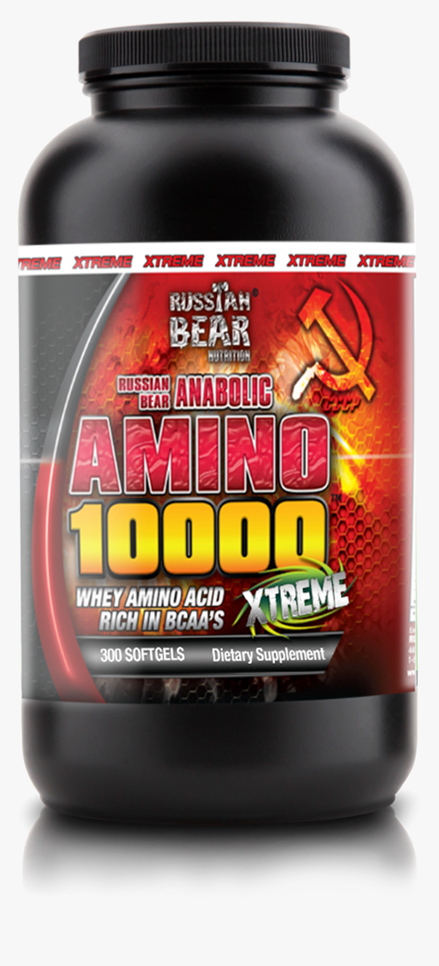 Amino 2222 - Russian Bear Whey Amino 10000, HD Png Download