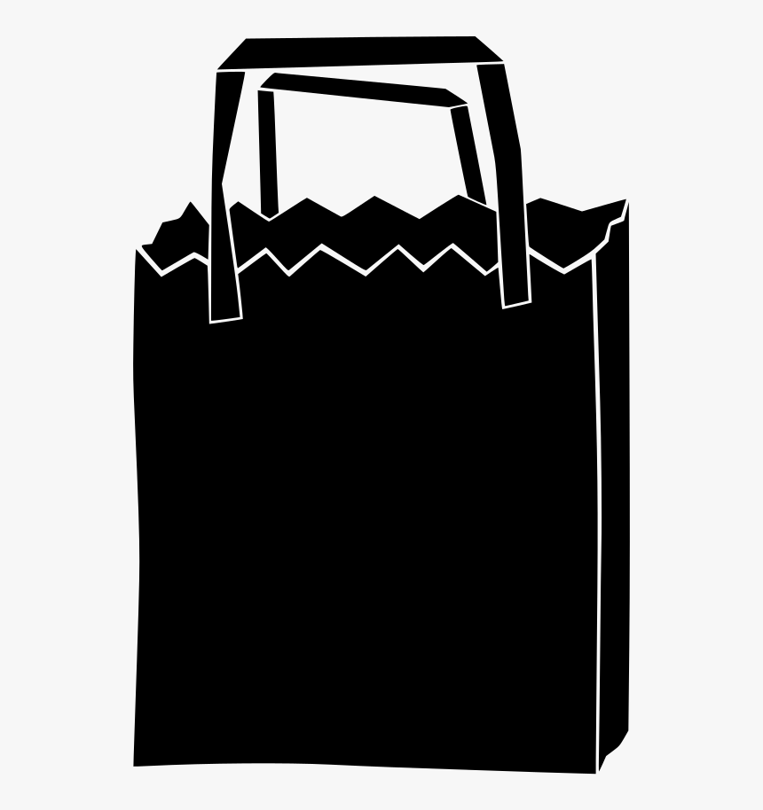 Groceries Vector Paper Bag - Portable Network Graphics, HD Png Download