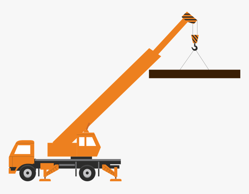 Transparent Grua Png - Crane Clip Art, Png Download