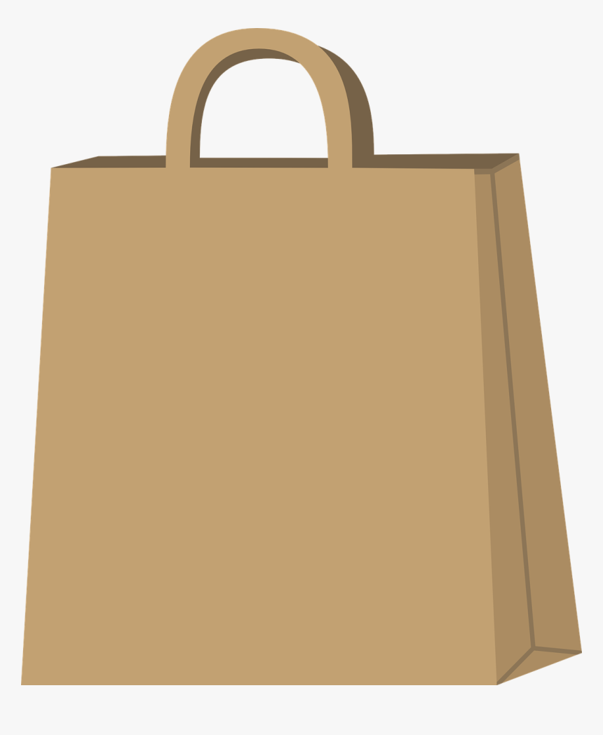 Transparent Bag Vector Png - Papierowa Torba Na Zakupy, Png Download