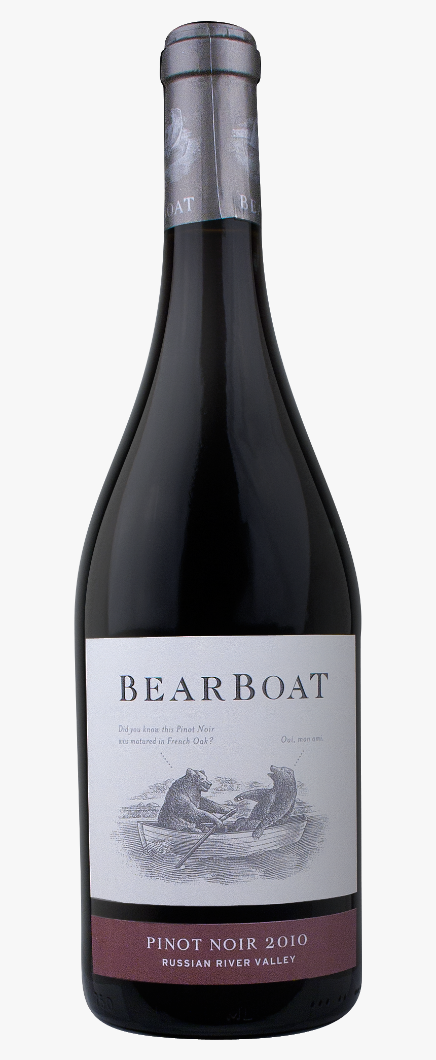 Bearboat Pinot Noir Sonoma Coast, HD Png Download