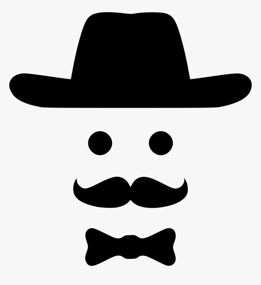 Bow Smile Fashion Hipster Man - Portable Network Graphics, HD Png Download