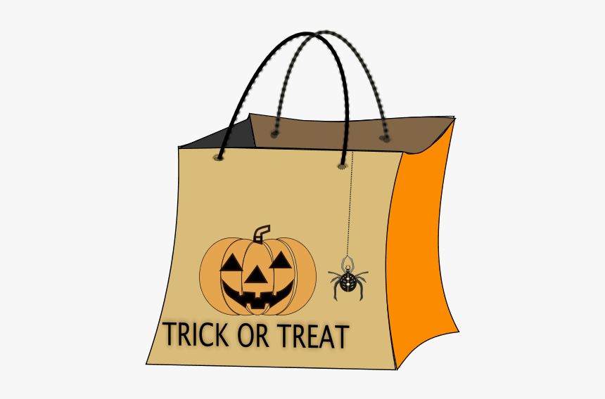 Transparent Trunk Or Treat Clipart - Trick Or Treat Bag Clipart, HD Png Download