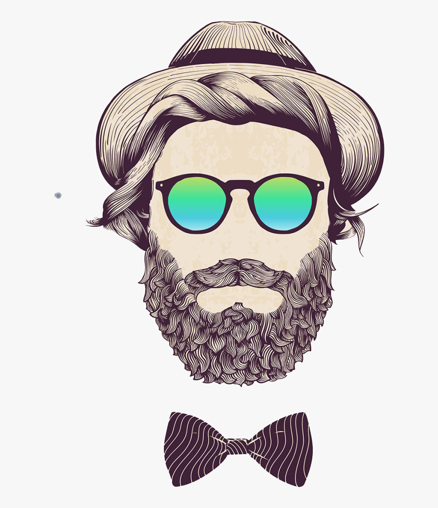 Photography Illustration Hipster Stock With Man Clipart - Hipster Illustration, HD Png Download