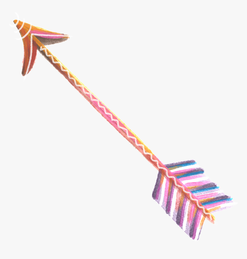Arco Y Flecha Transparente Ornamento Png - Flecha Decorativa Png, Png Download