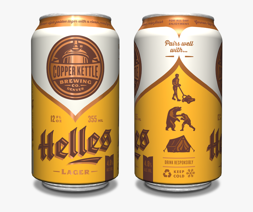 Copper Kettle Helles Can - Beer Canned Packaging, HD Png Download