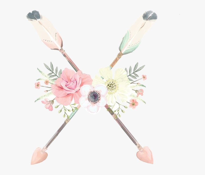 #flechas #arrows #pngstickers #png #watercolor #illustration - Artificial Flower, Transparent Png