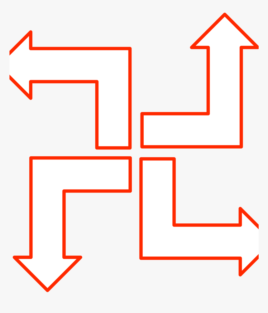 Bent Arrow Png This Free Icons Png Design Of L Shaped - Flecha Diagrama De Flujo Png, Transparent Png