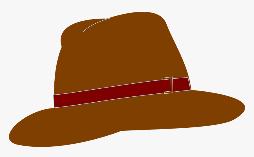 Brown Fedora Clipart, HD Png Download
