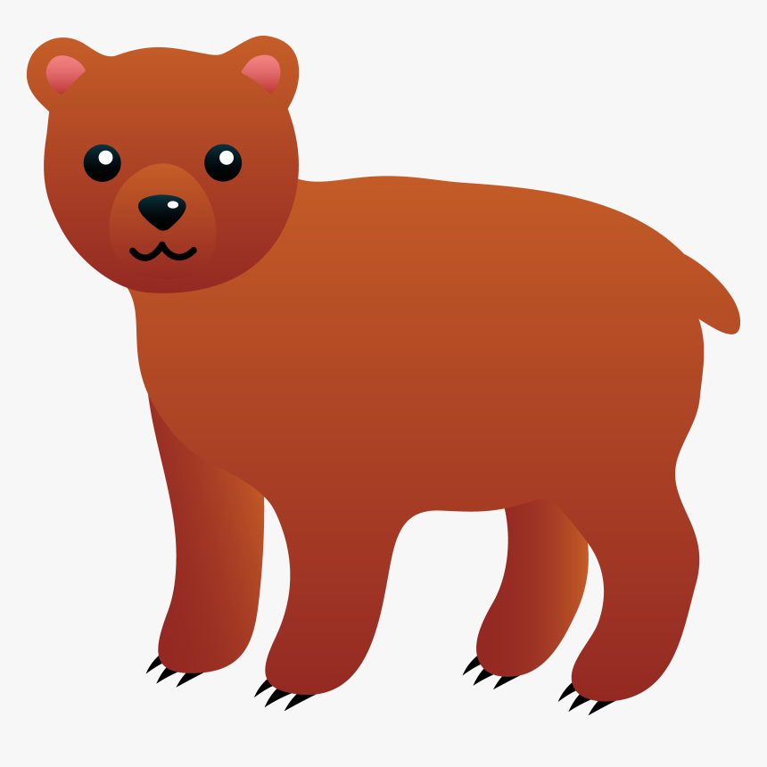 Cartoon Bear Clip Art Free Clipart Image Clipartcow - Clip Art Bear Easy, HD Png Download