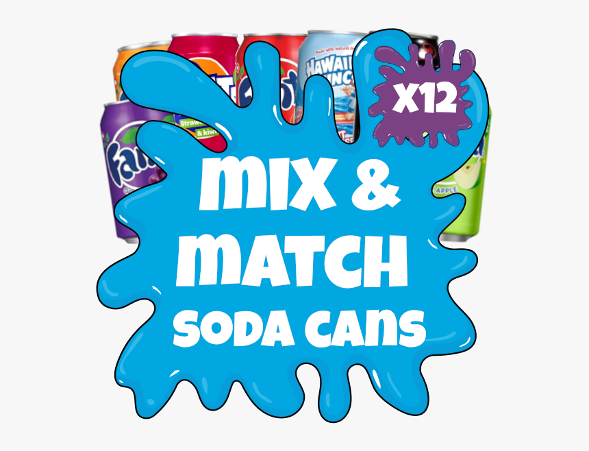 Mix And Match Soda Cans, HD Png Download
