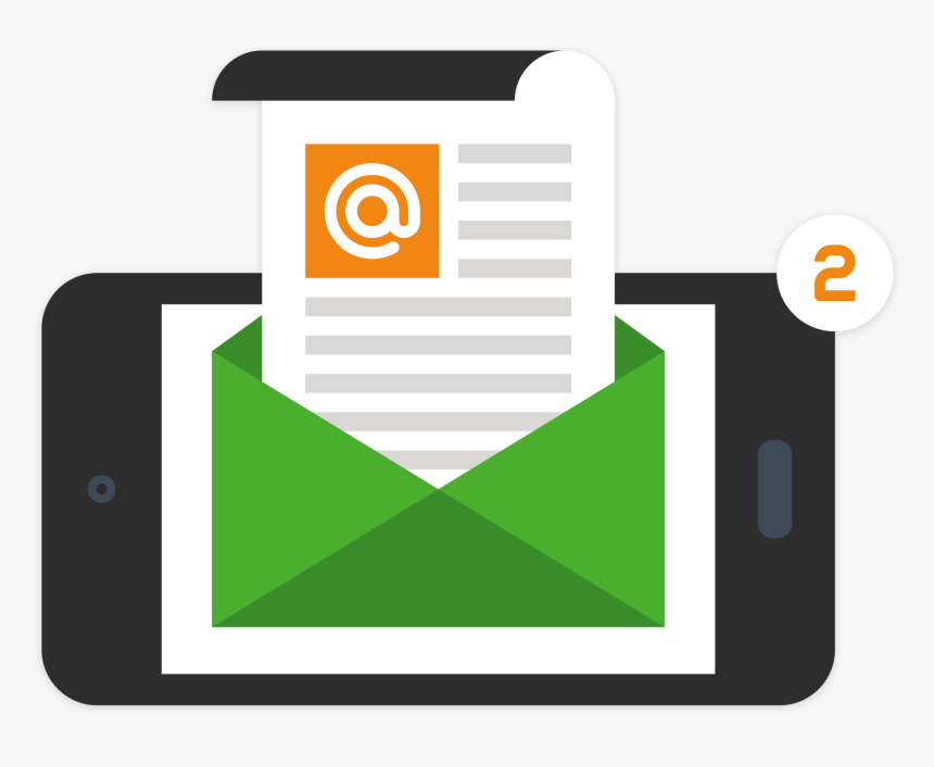 Email Marketing On Mobile Icons Png, Transparent Png