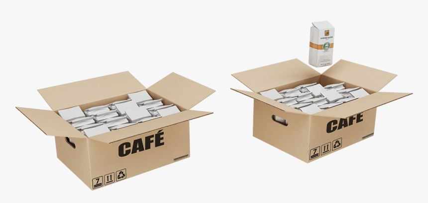 Caixa De Papelao Com Alimentos, HD Png Download