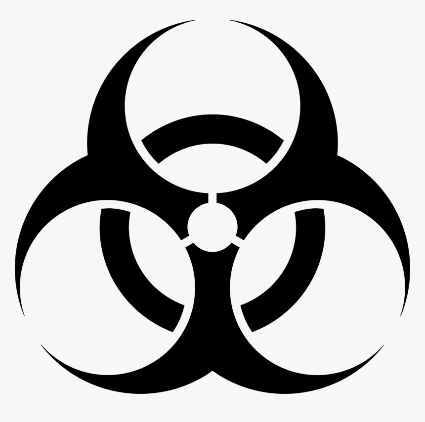 Símbolo De Risco Biológico, Risco Biológico, Aviso - Biohazard Symbol, HD Png Download