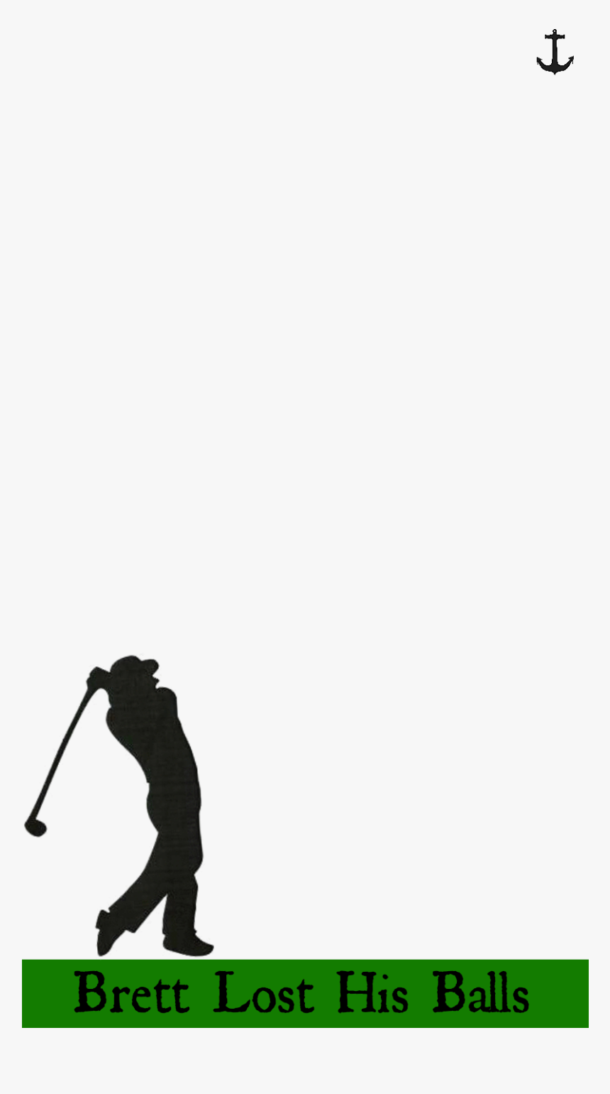 Transparent Dancing Hot Dog Png - Golfer Silhouette, Png Download