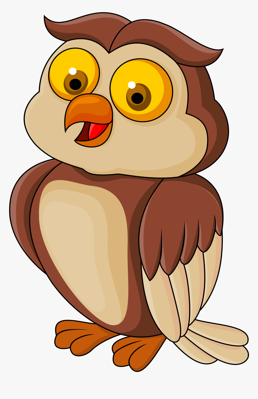 Cute Couple Clipart - Gufo Cartone, HD Png Download